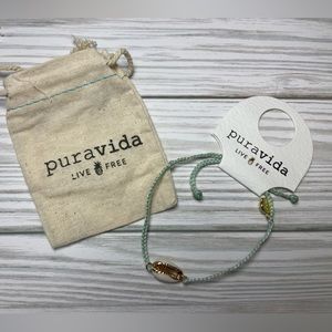 Pura Vida Costa Cowrie Charm Bracelet NWT